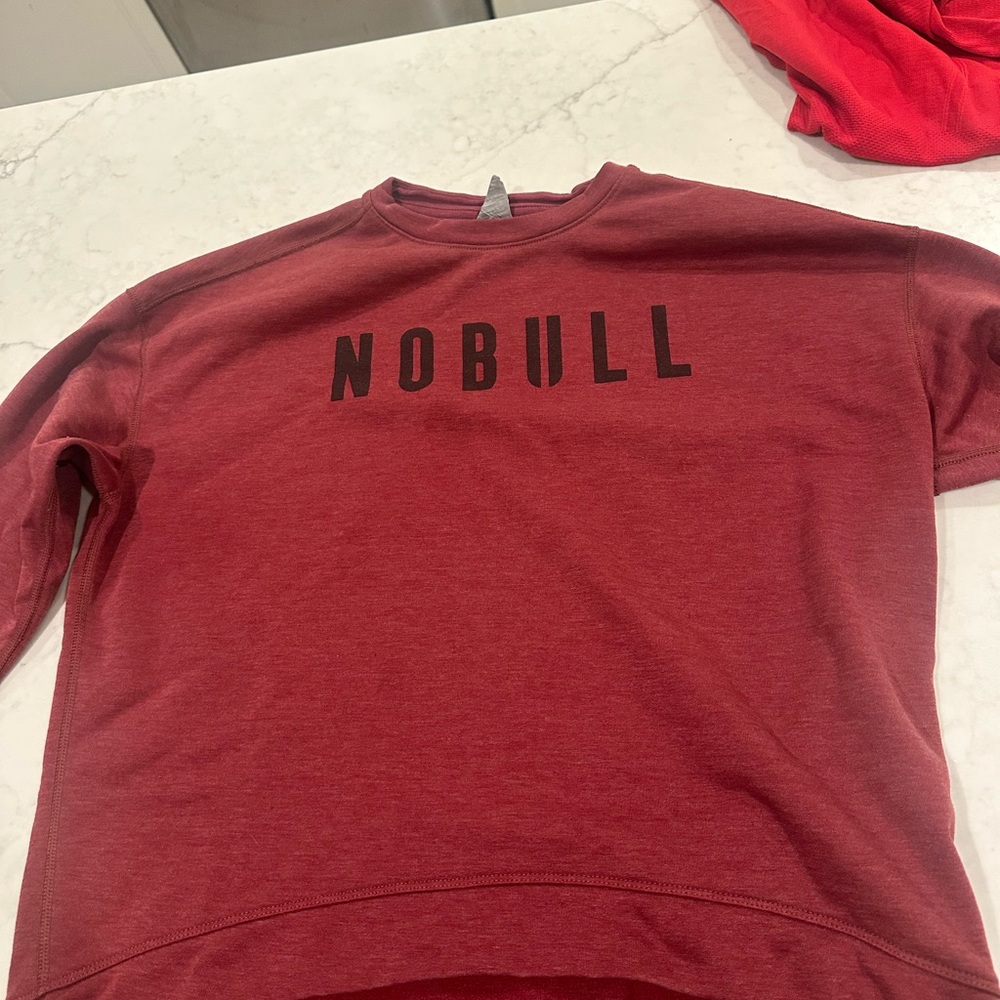 NOBULL Maroon Crewneck Sweatshirt